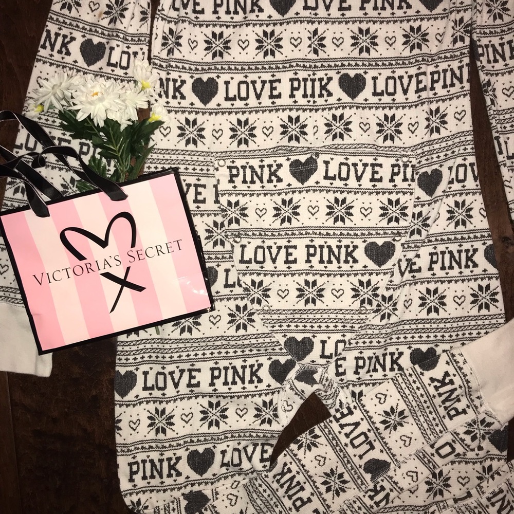 Victoria’s Secret Pink Onesie Onesi Jumper Romper - Picture 5 of 8